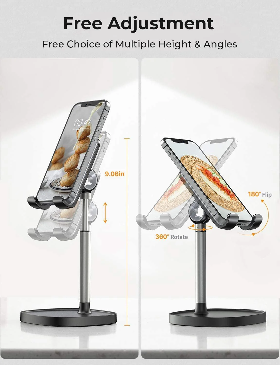 Lisen Adjustable Cell Phone Stand for Desk - Image 9
