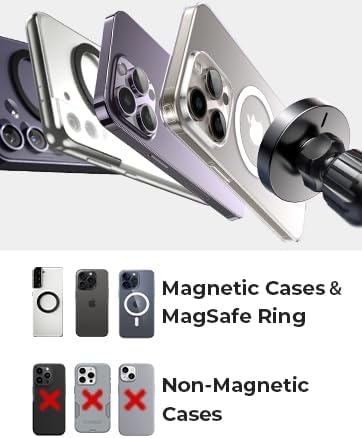 LISEN 15W MagSafe Car Charger (4-in-1 Mount, Strong Grip) - Image 9
