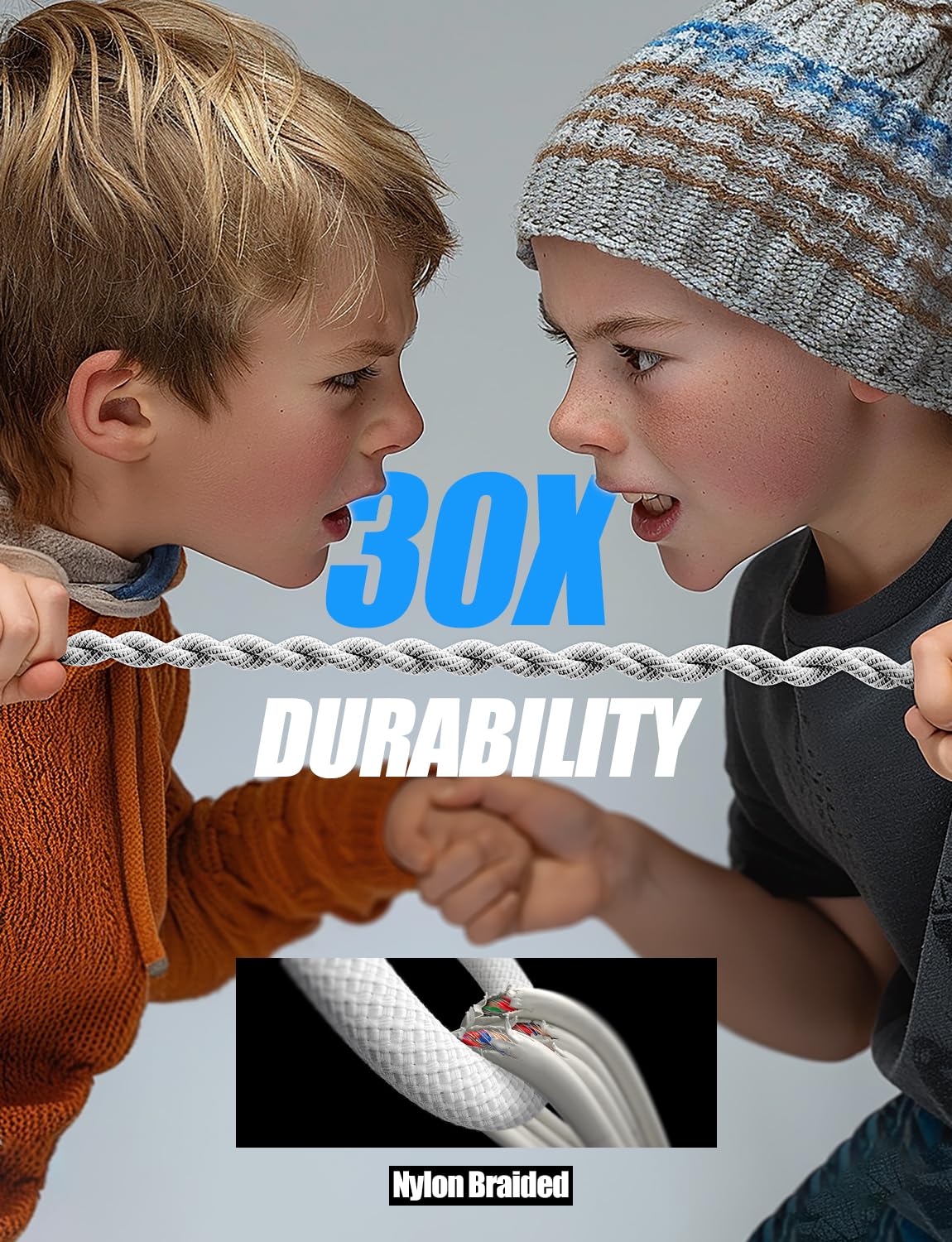 LISEN 2 Pack 240W USB C to USB C Cable 2M USBC to USBC PD Fast Charging Type C Charger Cable - Image 6