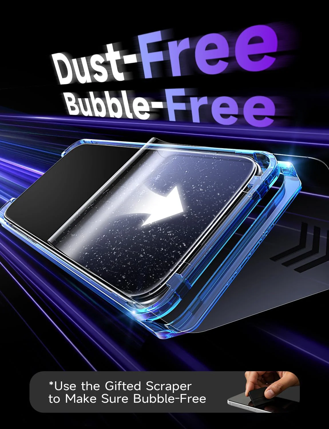 LISEN 2 Pack for iPhone 16E / iPhone 14 / iPhone 13 Screen Protector - Image 5