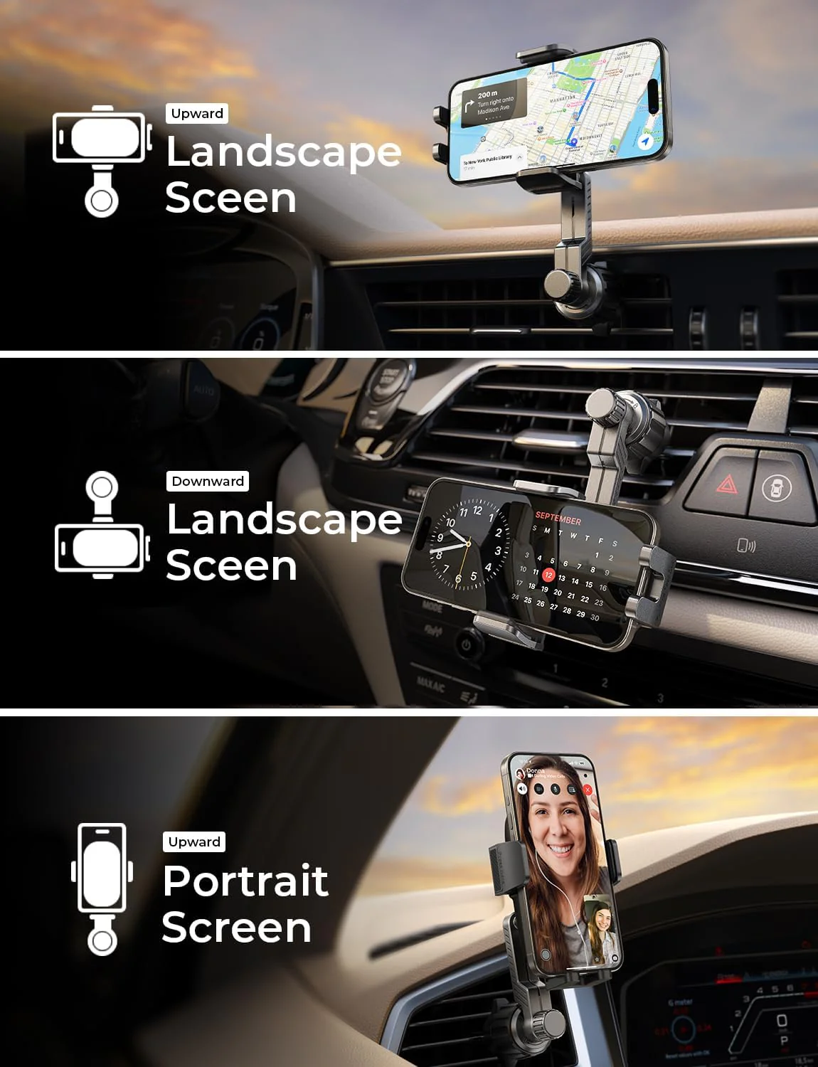 LISEN 2024 Upgraded Car Phone Holder Vent - Image 5
