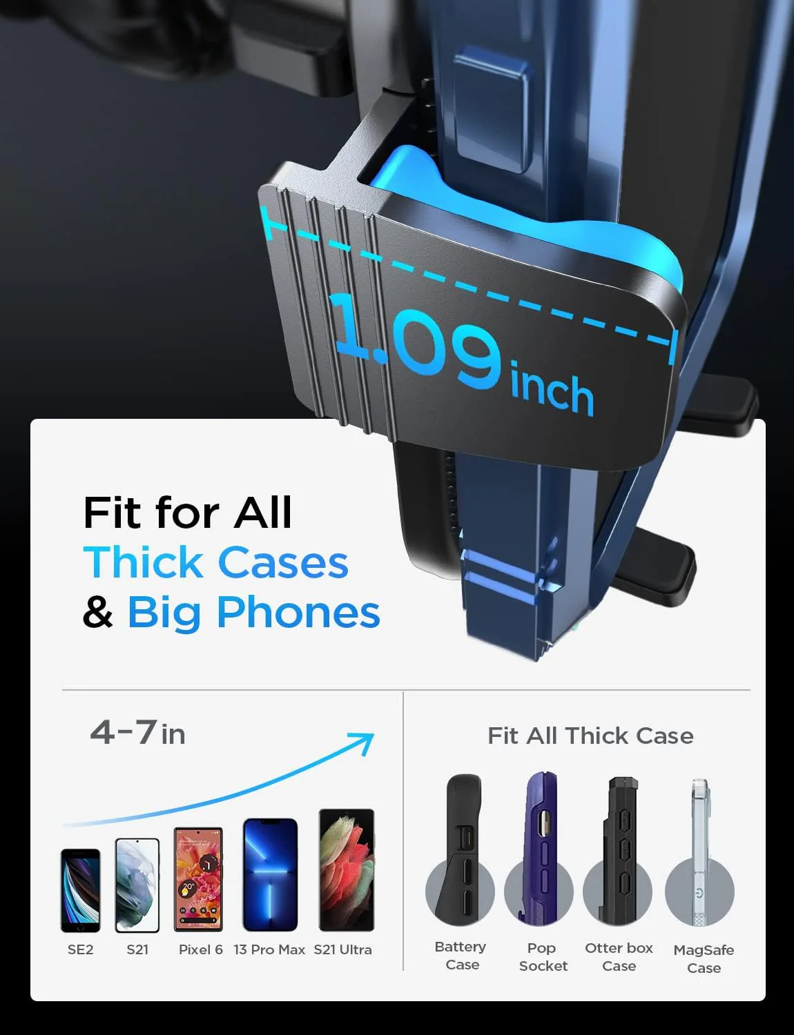 LISEN 2024 Upgraded Car Phone Holder Vent - Image 8