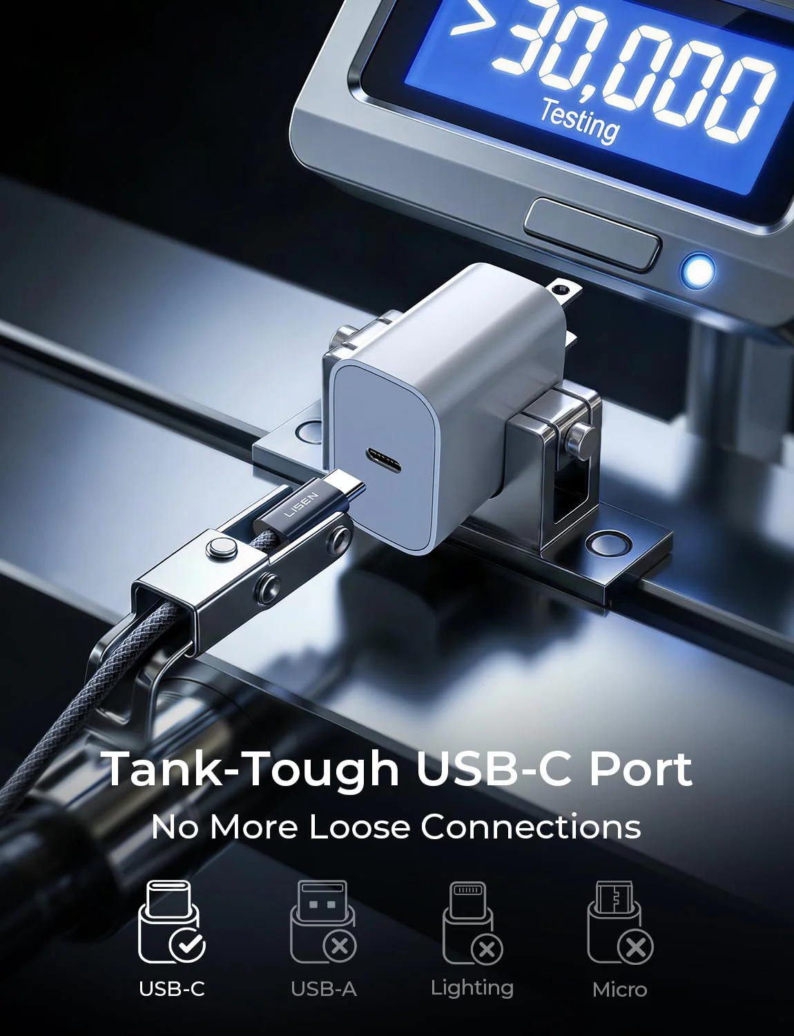 LISEN 240W USB C to USB C Cable - Image 6