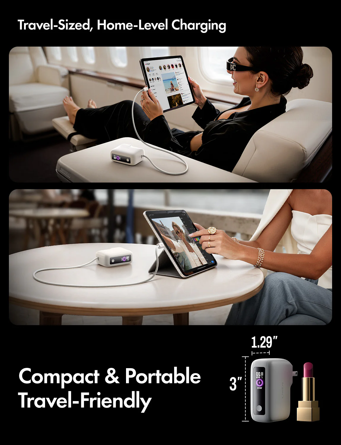 LISEN 3-in-1 35W Fast Travel Charger - Image 8