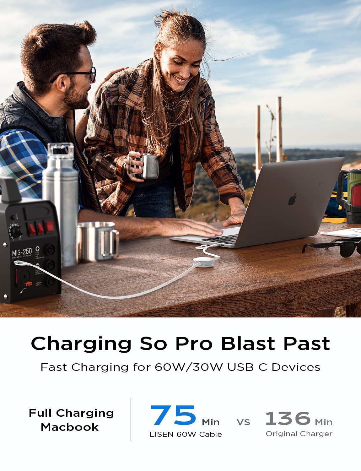LISEN 3-in-1 Retractable Charging Cable - Image 9