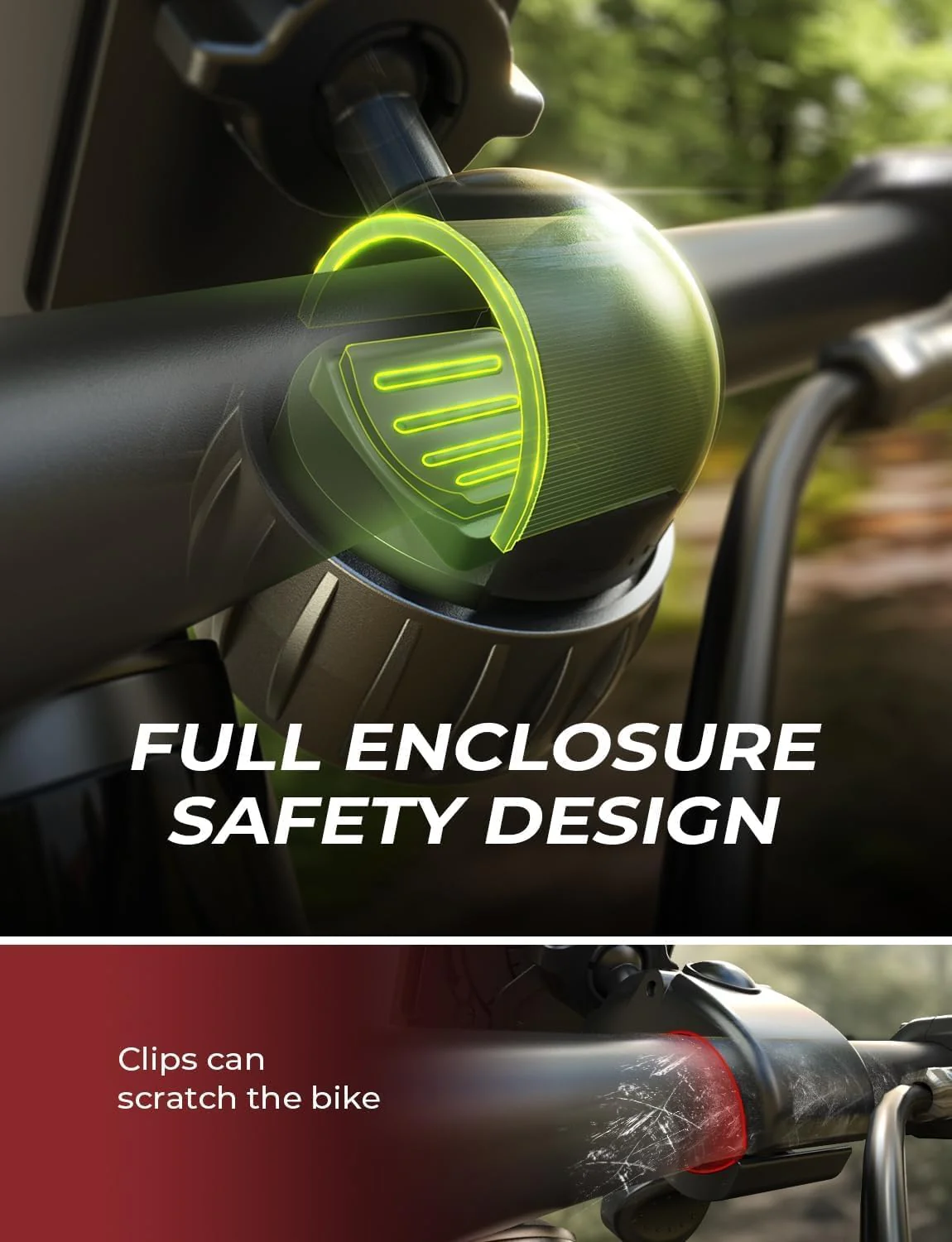 LISEN Bike Phone Holder Mount,[Super Easy Install] - Image 5