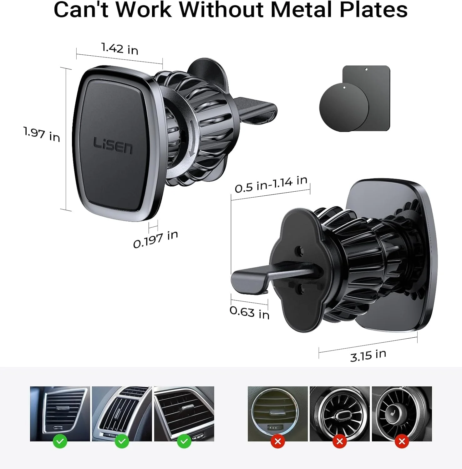 LISEN Car Phone Holder 6 Strong - Image 8