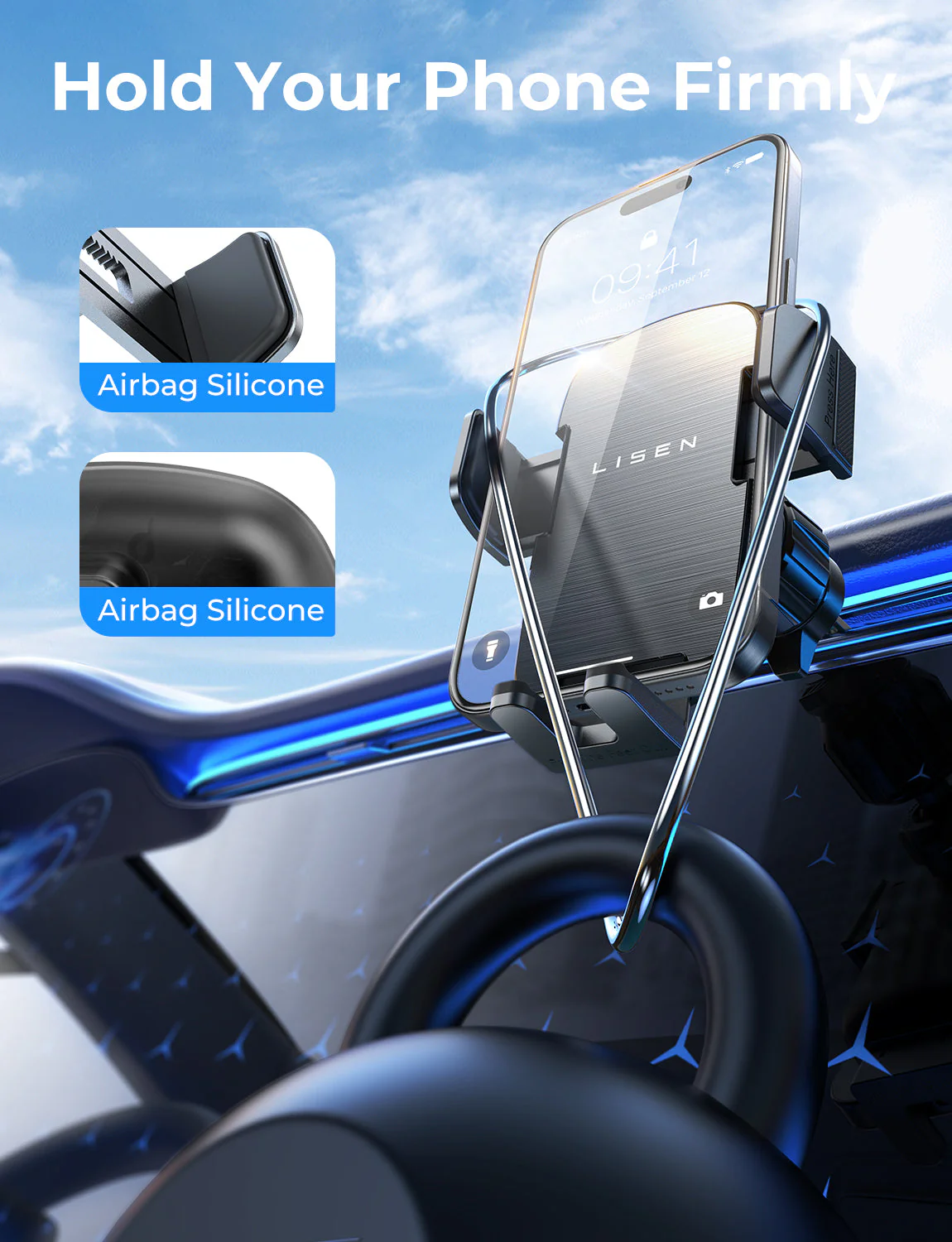LISEN Car Phone Holder Vent Ultra Stable - Image 2