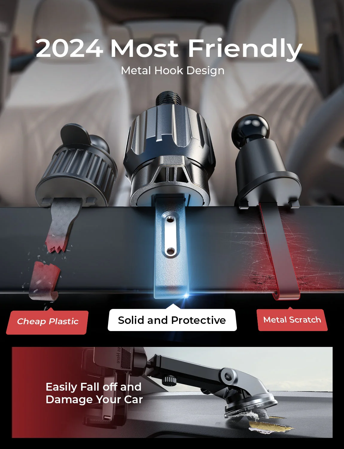 LISEN Car Phone Holder Vent Ultra Stable - Image 3
