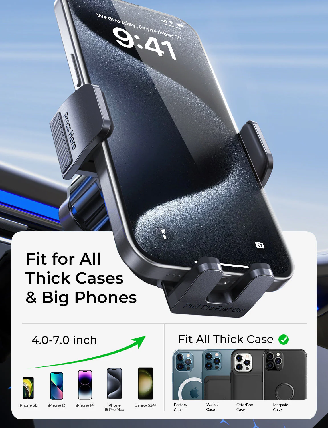 LISEN Car Phone Holder Vent Ultra Stable - Image 7