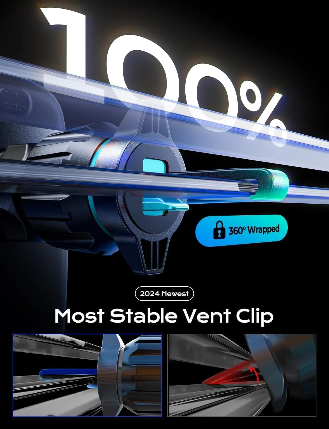 LISEN Car Phone Mount, Phone Holders for Your Car - Image 8