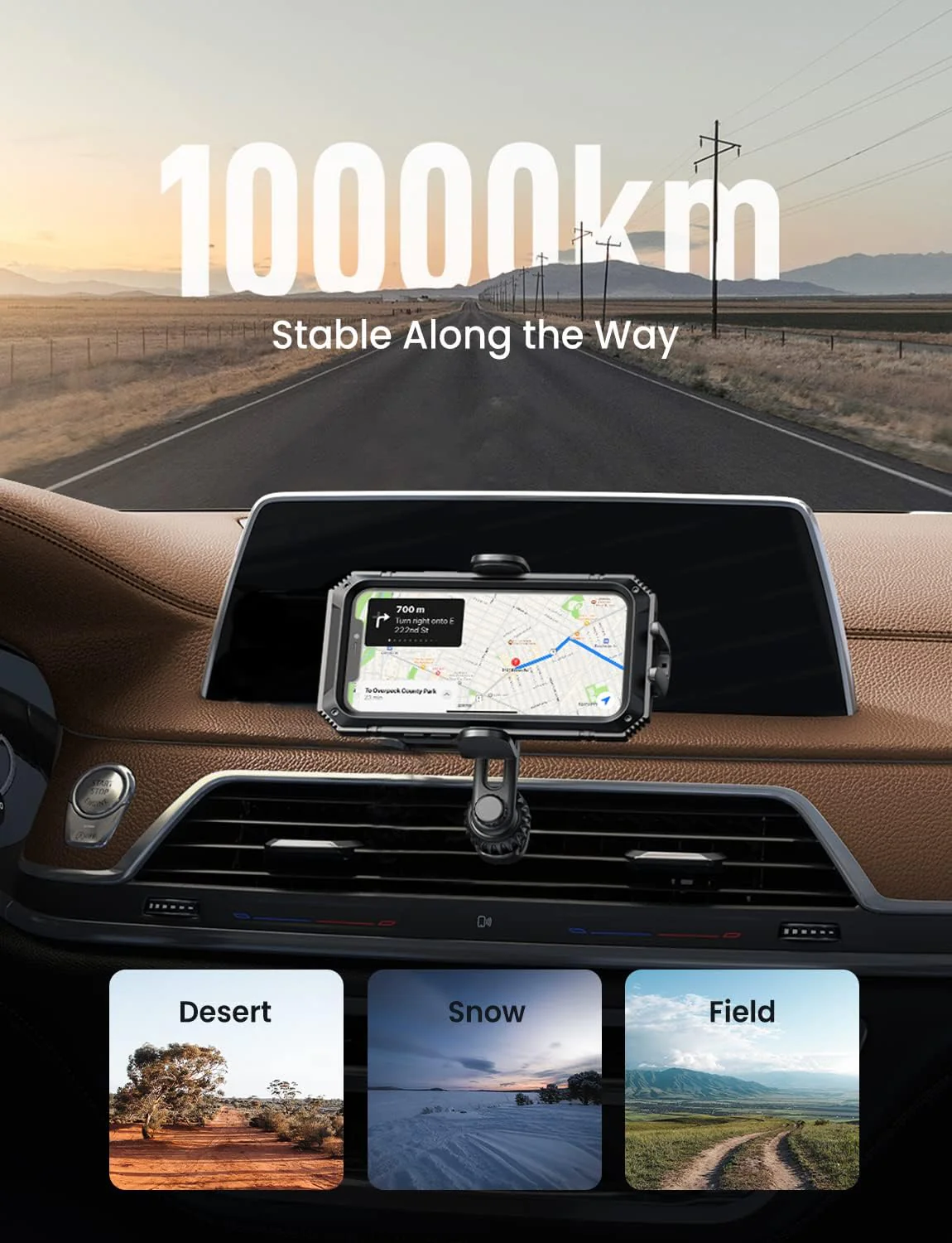 LISEN Cell Phone Car Mount for iPhone - Image 6