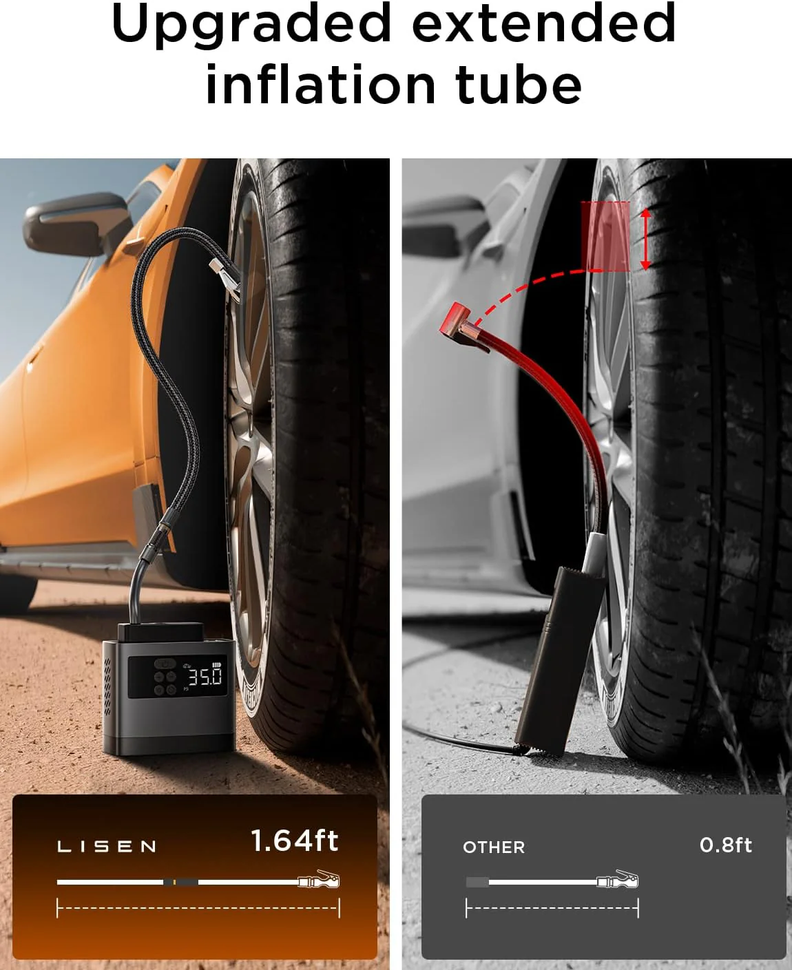 Lisen Cordless Tire Inflator - Image 8