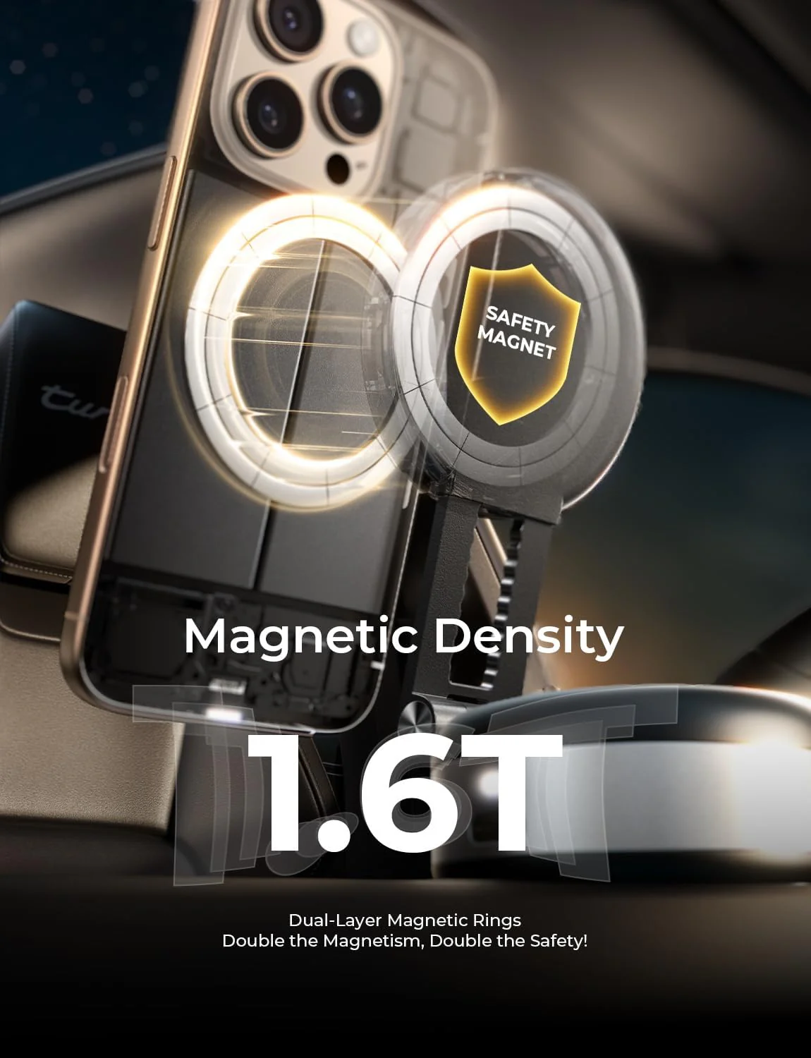 LISEN Electric Suction Cup Phone Mount - Image 5