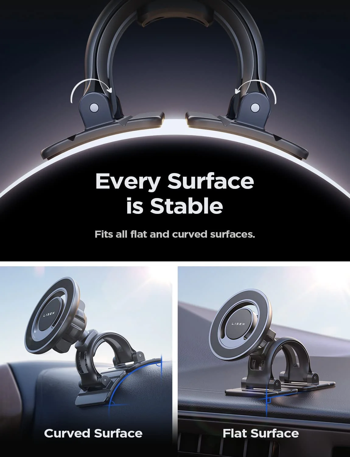 LISEN 360° Rotation MagSafe Car Mount - Image 4