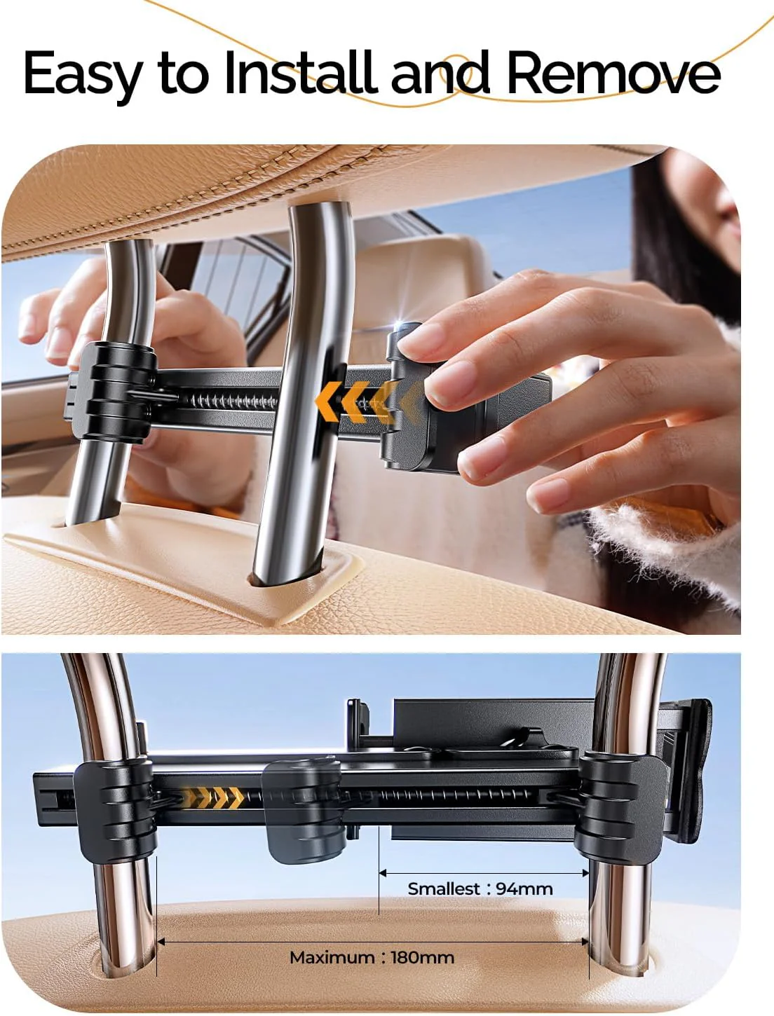 LISEN for iPad Car Mount Tablet Holder - Image 5