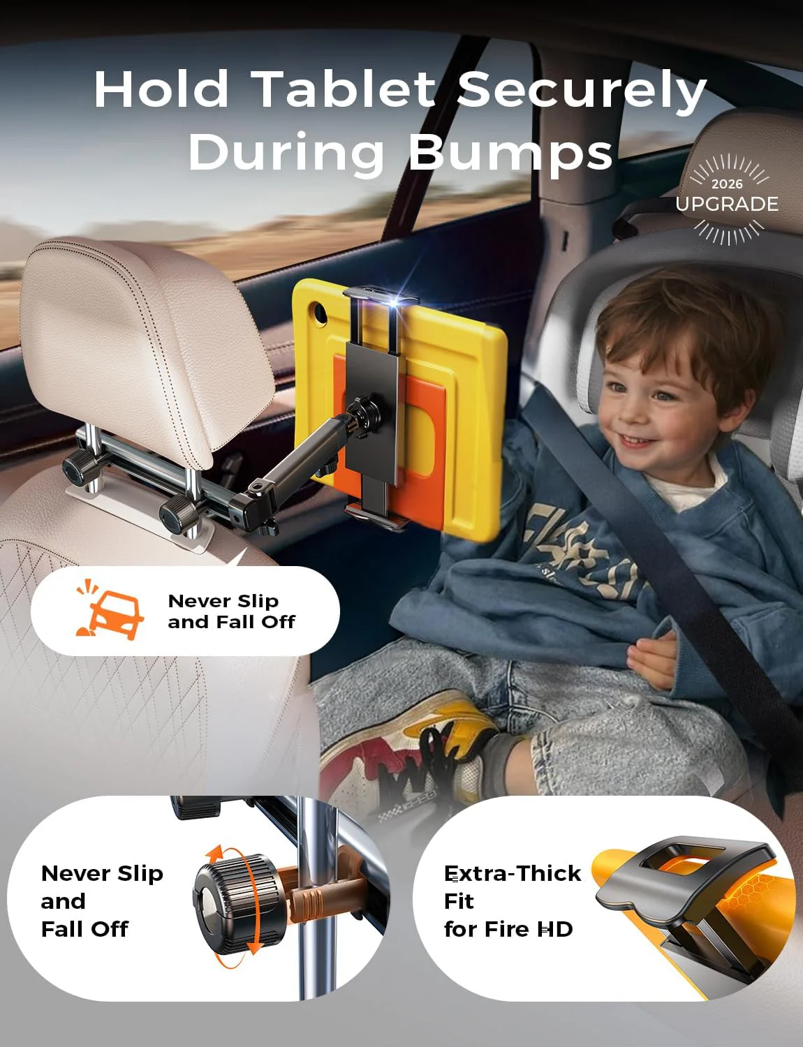 LISEN for iPad Holder for Car Headrest - Image 5