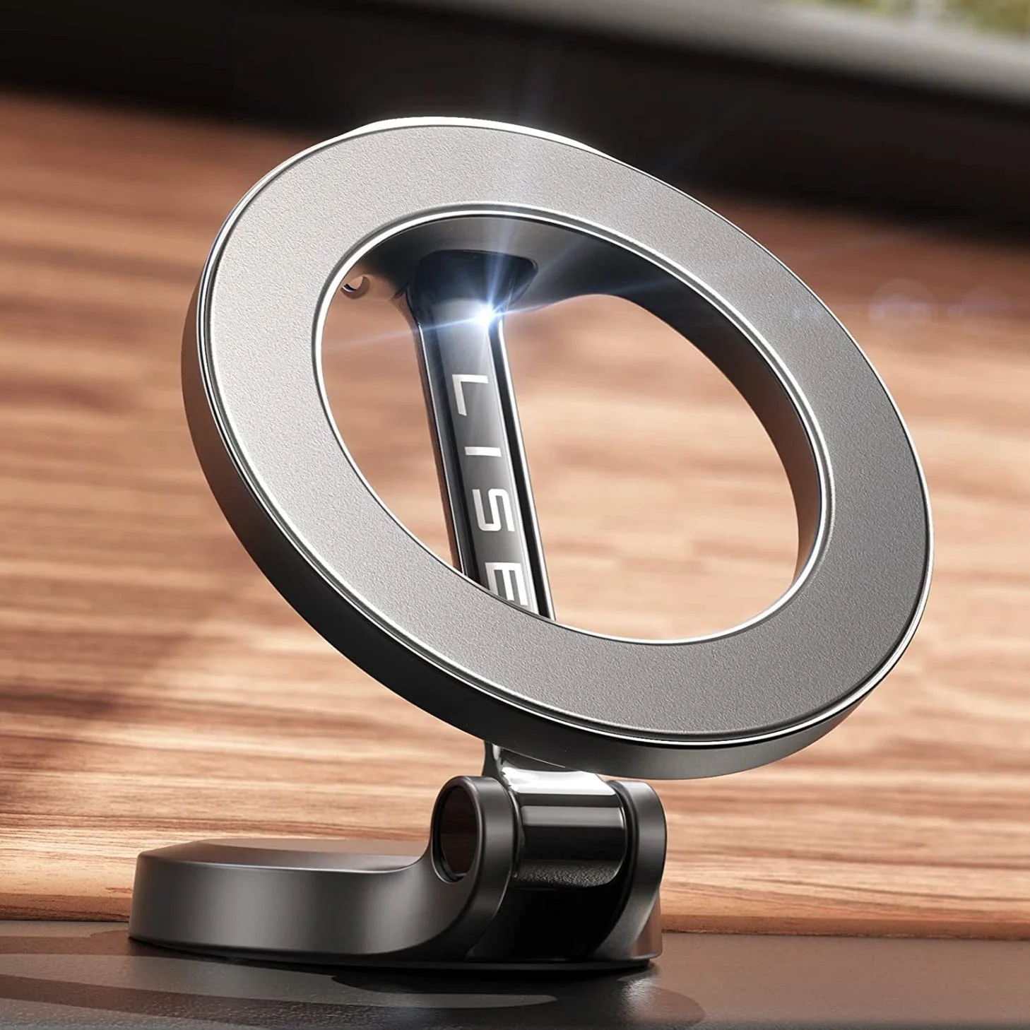 LISEN for MagSafe Car Mount, [24 Strong Magnet] 360° Rotation Magnetic Phone Holder