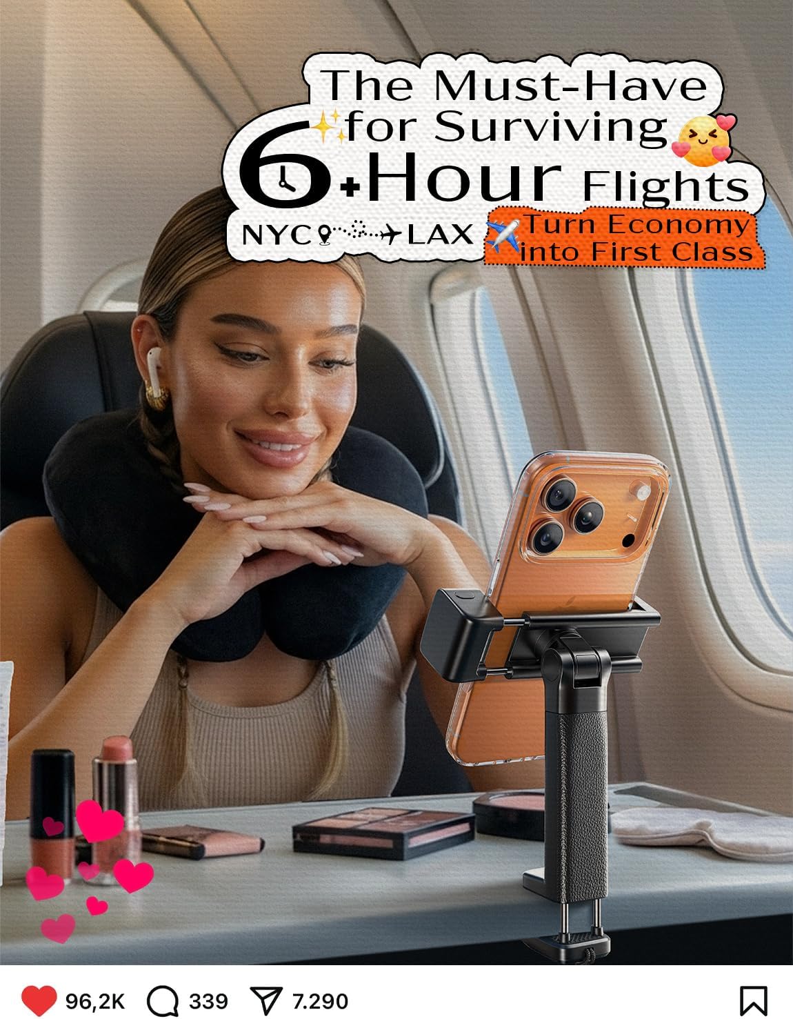 LISEN LED Travel Phone Holder Mount - Image 10