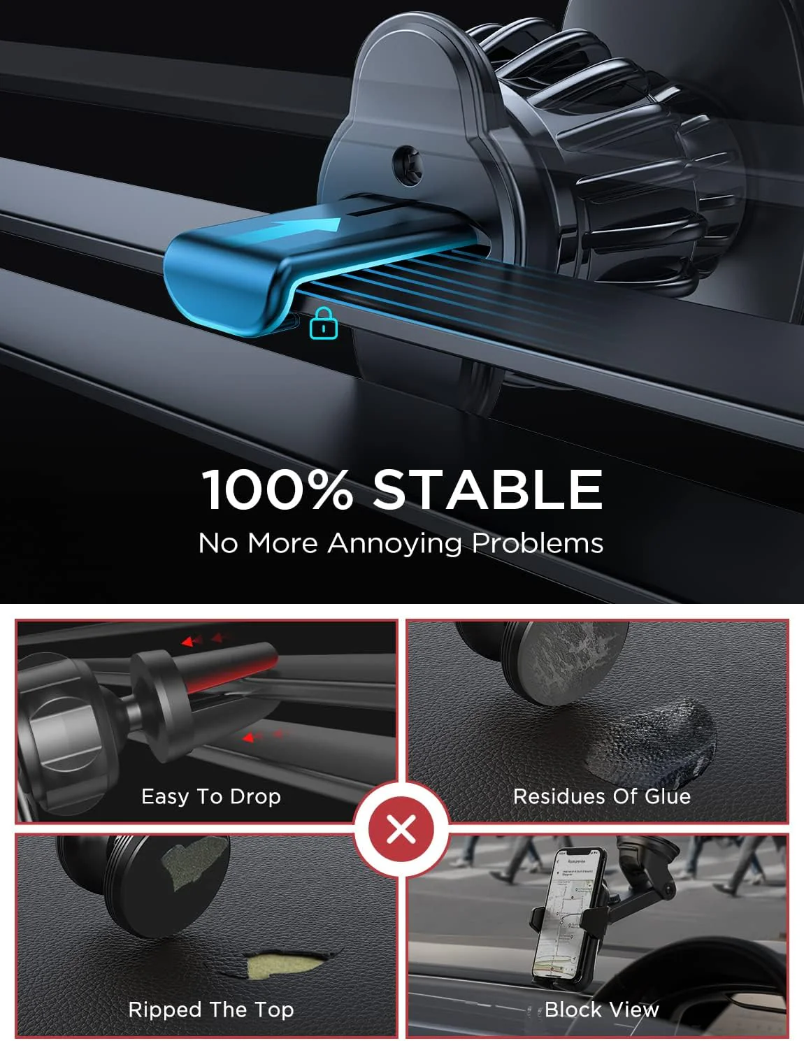 LISEN Magnetic Car Phone Holder for Air Vent - Image 4