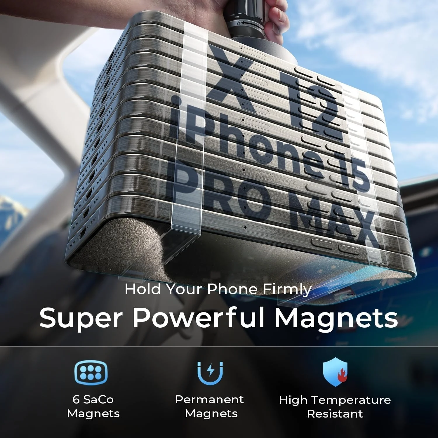 LISEN Magnetic Magnetic Car Phone Holder - Image 7