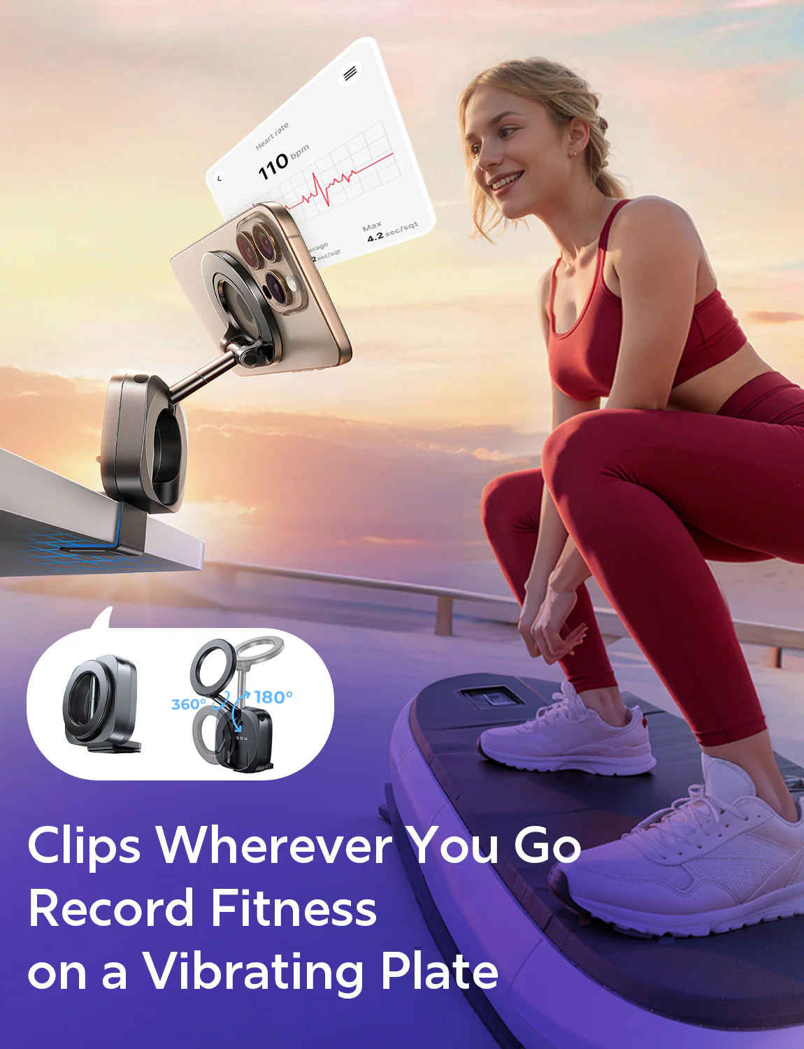 LISEN MagSafe Airplane Travel Phone Holder - Image 8