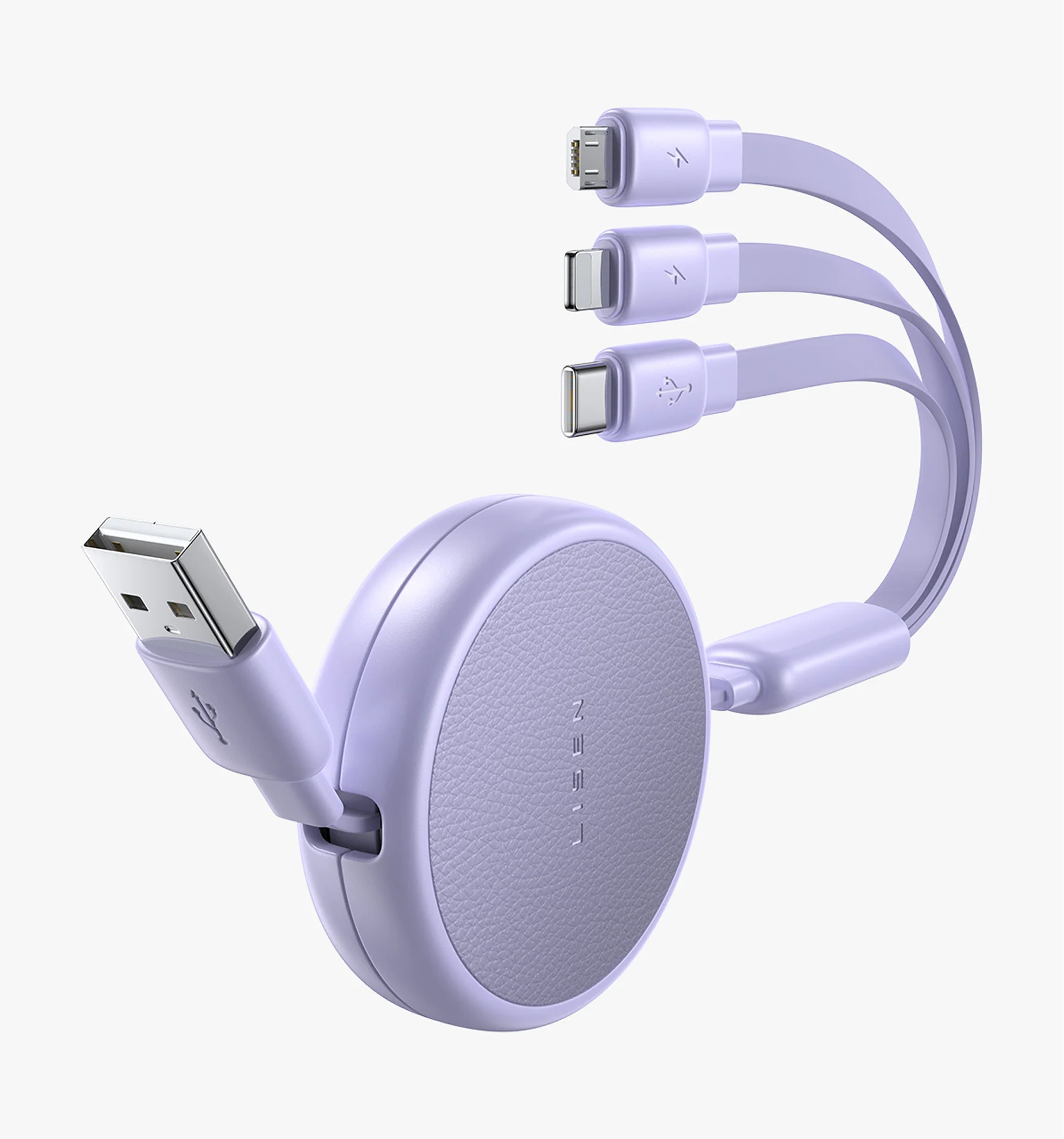 LISEN Multi 3 in 1 Retractable Charging Cable - Image 12