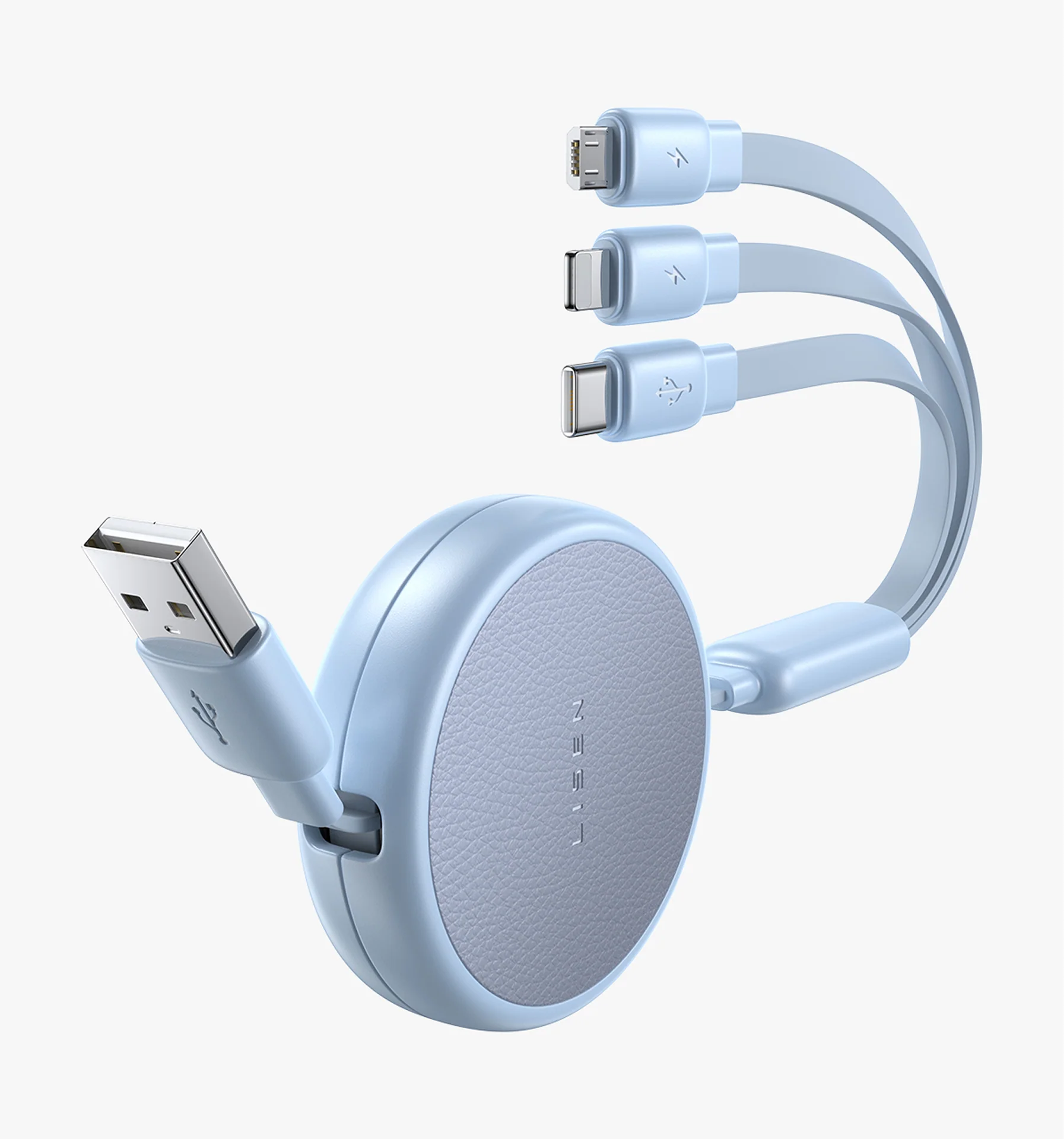 LISEN Multi 3 in 1 Retractable Charging Cable - Image 13
