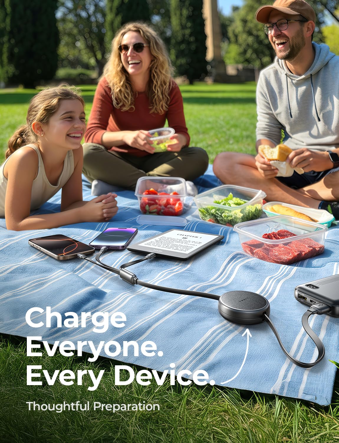 LISEN Multi 3 in 1 Retractable Charging Cable - Image 8