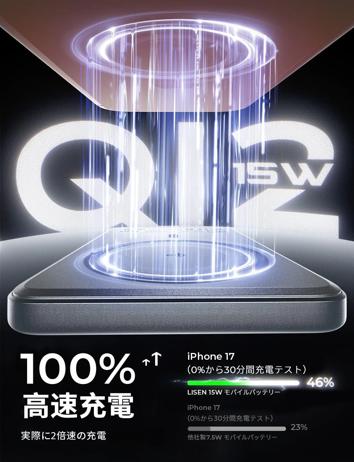 LISEN P601 Pro 27W Qi2 Ultra-Slim Power Bank - Image 3