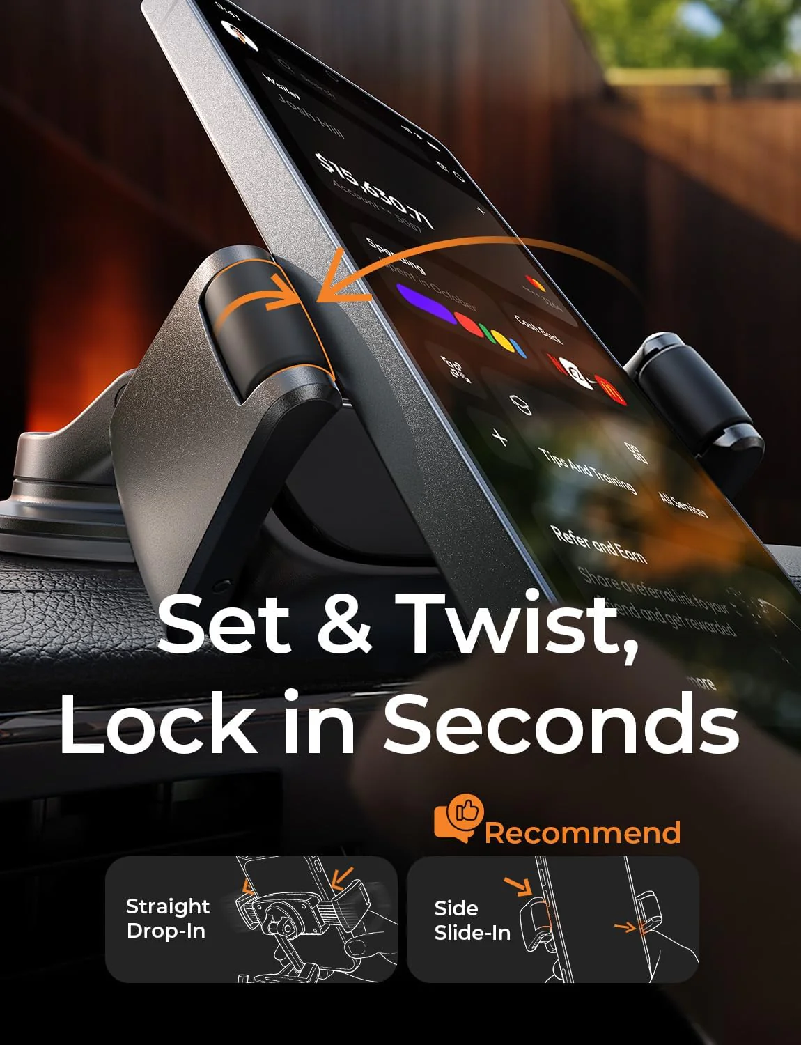 LISEN Auto-Adjust Suction Car Mount - Image 5