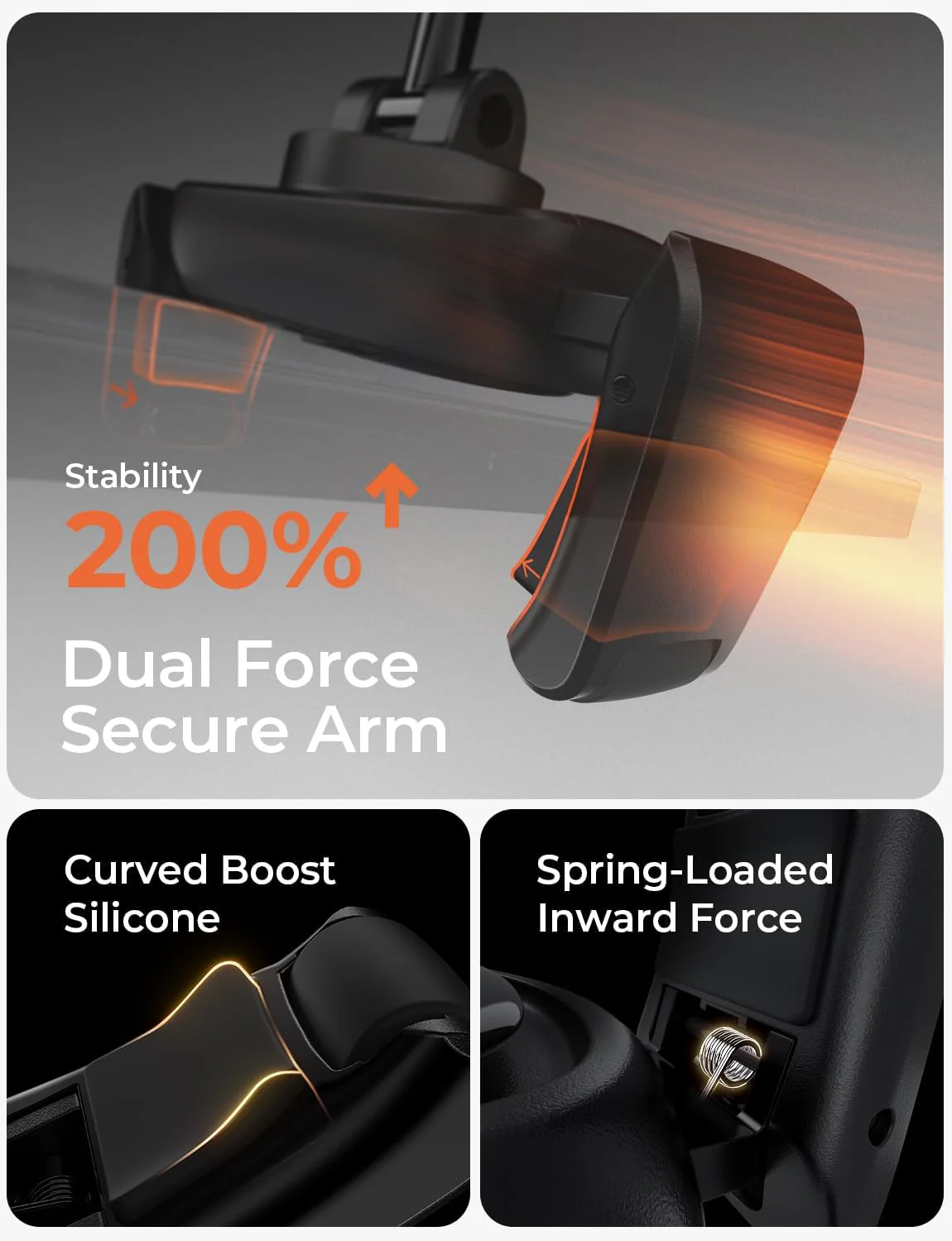 LISEN Auto-Adjust Suction Car Mount - Image 6