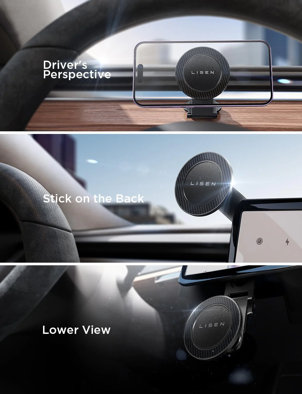 Lisen Tesla MagSafe Phone Mount Holder - Image 5