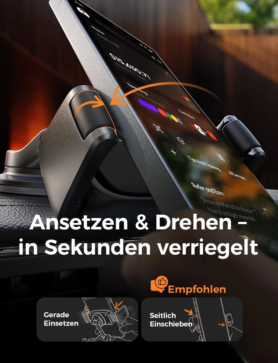 LISEN Vacuum Mobile Phone Holder Car - Image 5